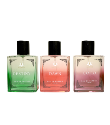 Perfume Gift Set of 3 for Men 3 X 100ml (1 Destiny 1 Dawn & 1 Coco)